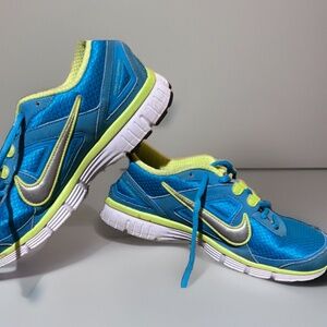 Nike Womens Dual Fusion ST Blue Running Shoes Sneakers